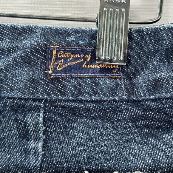 Citizens of Humanity Jeans Womens 27 Faye #003 Low Waist Full Leg Cotton Pockets - Picture 8 of 12